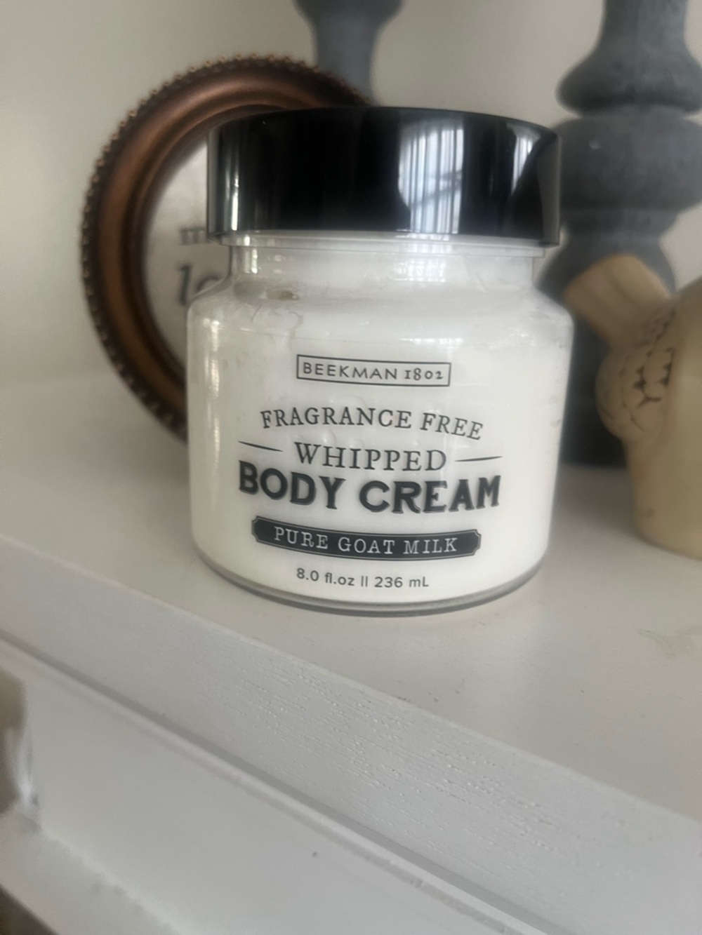 Beekman 1802 Whipped Body Cream - White Jar with Black Lid